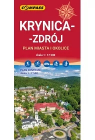 Mapa - Krynica-Zdrój i okolice 1:17 500