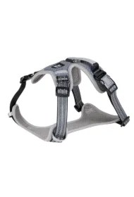 Szelki, dla psa, szare, z siatki, L, ob.szyi 52-73cm/ob.klatki 61-81cm