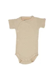 Body kopertowe niemowlęce krótki rękaw bawełniane beżowe Ciumbelle Ivory rozm. 62
