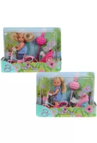 Lalka 12 cm Evi na rowerze SIMBA 105730873