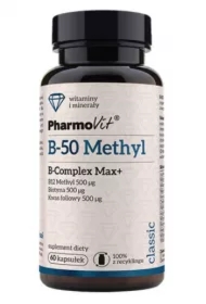 B-50 Methyl B-complex Max+ Suplement diety