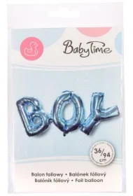 Balon foliowy napis Boy Baby Shower