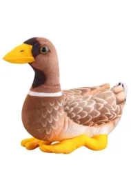 Maskotka Kaczka brązowo żółta 28cm