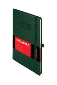 Kalendarz 2026 A5 Memofix TDW zielony