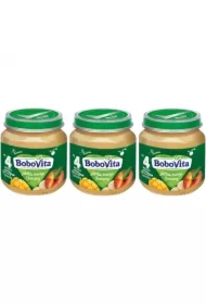 Jabłka mango i banany po 5 miesiącu Zestaw