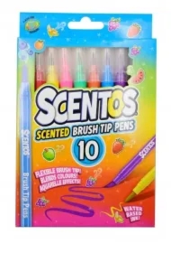 Flamastry pachnące pędzelki 10 szt