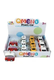 Brelok metalowy w kształcie autka - mix