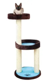 Drapak Lugo 103 cm brązowy/ niebieski