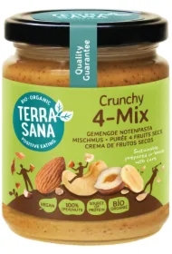 Krem orzechowy crunchy mix (4 orzechy)