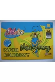 Papier kolorowy neonowy samoprzylepny