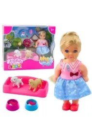 Laleczka z dwoma pieskami