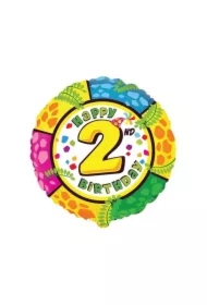 Balon foliowy Happy Birthday - 2 48cm