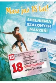 Karnet urodziny 18