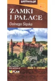 Mapa - Zamki i pałace Dolnego Śląska 1:250 000