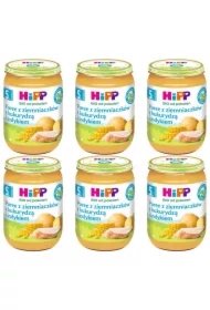 Puree z ziemniaczków z kukurydzą i indykiem po 5. miesiącu zestaw