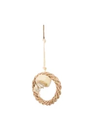 Zabawka, dla ptaków, obręcz, ratanowa, 32 cm