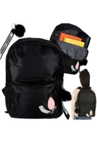 Plecak szkolny młodzieżowy jednokomorowy czarny