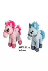Koń z głosem 26cm mix