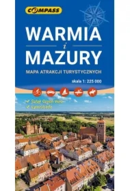 Mapa atrakcji turystycznych - Warmia i Mazury