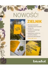 Zielnik A4 PP 20 k. żółty z nadrukiem