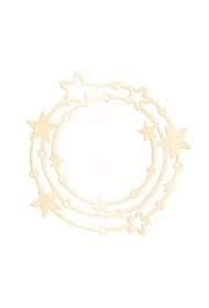 Wykrojnik - Wianek z gwiazdkami