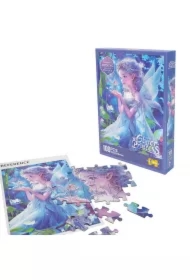 Puzzle 100 el. z brokatem księżniczka