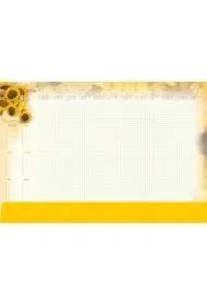 Terminarz - Planer A2 z listwą 2026 Słoneczniki