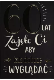 Karnet B6 PR-109 Urodziny 60