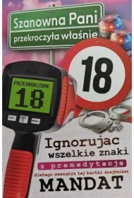 Karnet Urodziny 18