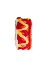 Zabawka, dla psa, hot dog, pluszowy, 17 cm