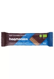 Wafelek z kremem kokosowo - kakaowym w polewie czekoladowej