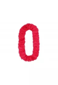 Naszyjnik hawajski ciemny różowy 1,2m