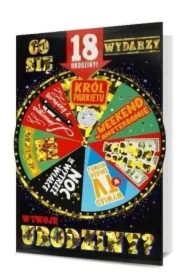 Karnet B6 Urodziny 18