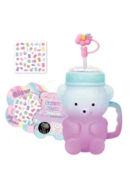 Kubek z uchem i słomką Miś 750ml