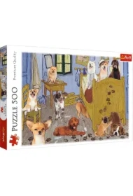 Puzzle 500 el. Pokój van Gogha Psia Rewolucja