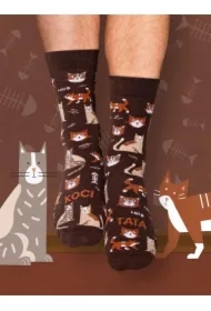 Skarpety długie Koci tata 41-46