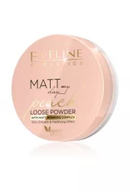 Matt My Day Peach Loose Powder wygładzająco-matujący sypki puder do twarzy