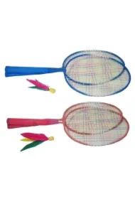Badminton krótki z lotką z piórkiem MIX