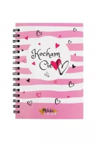 Notes na sprężynie Kocham Cię