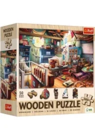 Puzzle drewniane 501 el. Skarby na strychu