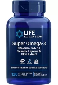 Super Omega-3 EPA/DHA z Lignanami Sezamowymi i Ekstraktem z Oliwek Suplement diety