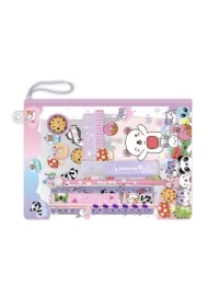 Notatnik z akcesoriami w saszetce Zwierzątka