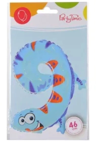 Balon foliowy cyferka 9 zwierzątko