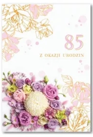 Kartka okolicznościowa Urodziny 85