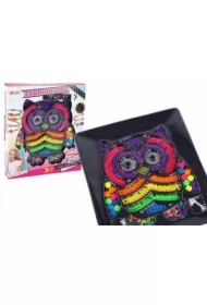 Zestaw do robienia biżuterii DIY sówka 3000el.