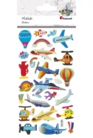 Naklejki wypukłe pojazdy powietrzne mix