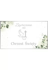 Zaproszenie Chrzest