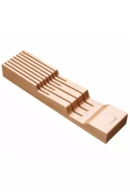 Blok drewniany na noże do szuflady