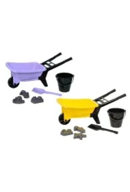 Taczka z akcesoriami do piasku 56cm mix