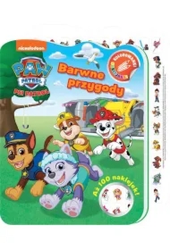 Psi Patrol Kolorowanki naklejanki 3 Barwne przygody